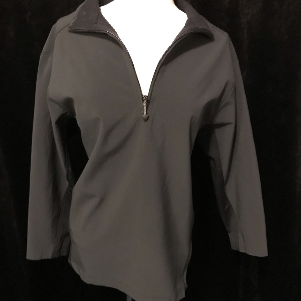 EUC - mens Nike Sphere Pro - Medium - black/ grey - golf - side zipper